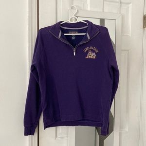 Purple JMU pullover jacket by Jansport, size M, lightly worn